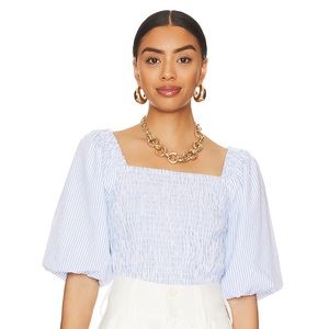 [Steve Madden] Susana Top in Blue SMALL